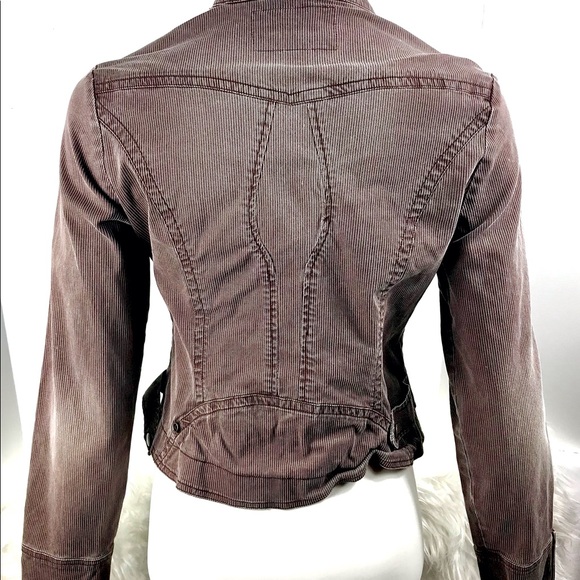 SALT & PEPPER Brown Micro-Corduroy Jacket, Size M, EUC - Picture 7 of 11